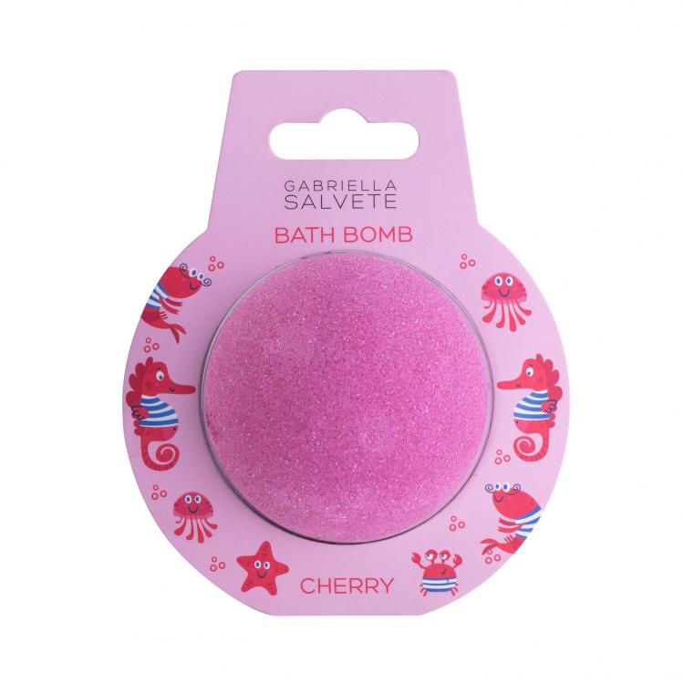 Gabriella Salvete Kids Bath Bomb Cherry Bomba do koupele pro děti 100 g
