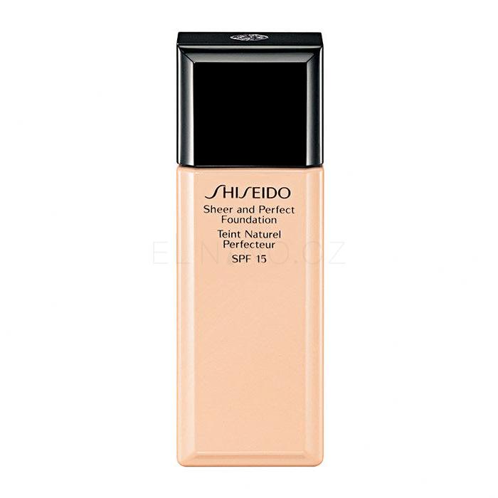 Shiseido Sheer and Perfect SPF15 Make-up pro ženy 30 ml Odstín I20 Natural Light Ivory
