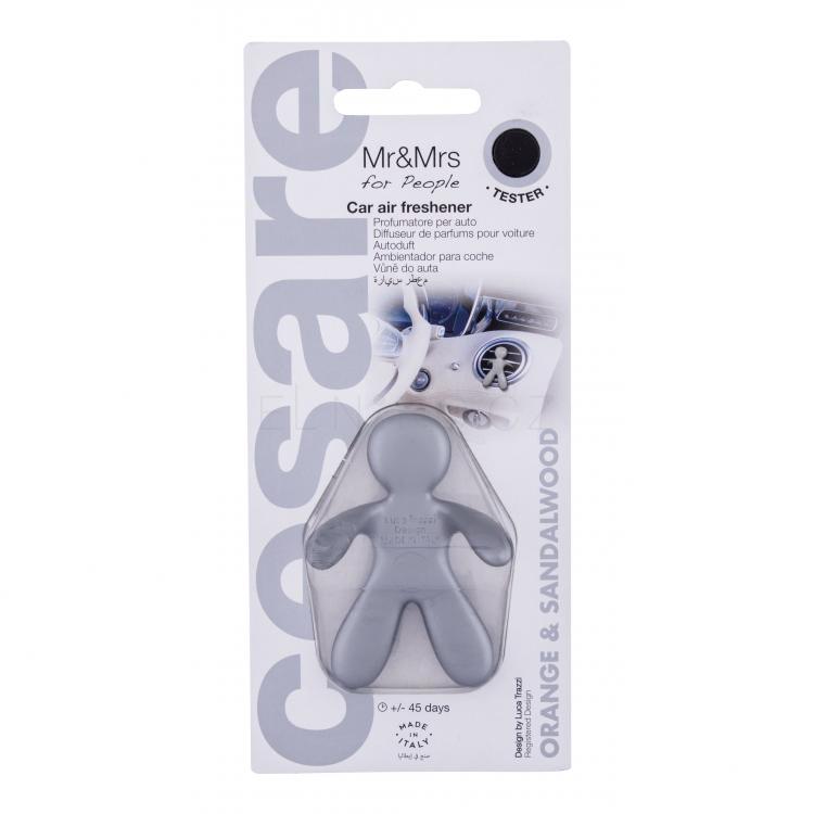 Mr&amp;Mrs Fragrance Cesare Orange &amp; Sandalwood Vůně do auta 1 ks