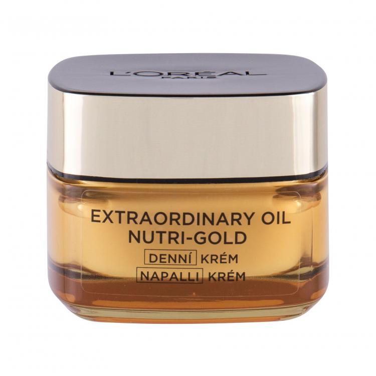 L&#039;Oréal Paris Nutri Gold Extraordinary Denní pleťový krém pro ženy 50 ml poškozená krabička