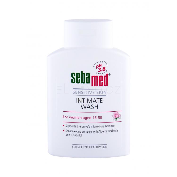 SebaMed Sensitive Skin Intimate Wash Age 15-50 Intimní hygiena pro ženy 200 ml poškozená krabička
