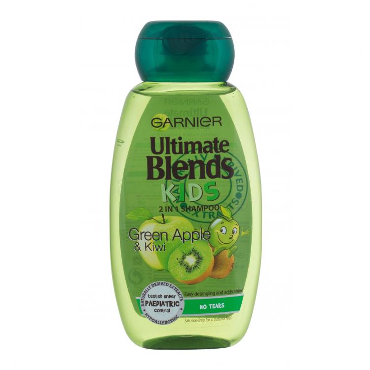 Garnier Ultimate Blends Kids Green Apple 2in1 Šampon pro děti 250 ml