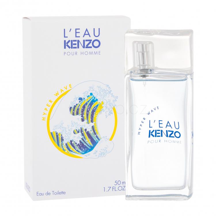 KENZO L´Eau Kenzo Pour Homme Hyper Wave Toaletní voda pro muže 50 ml