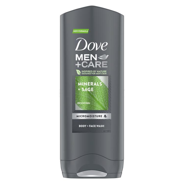 Dove Men + Care Minerals + Sage Sprchový gel pro muže 250 ml