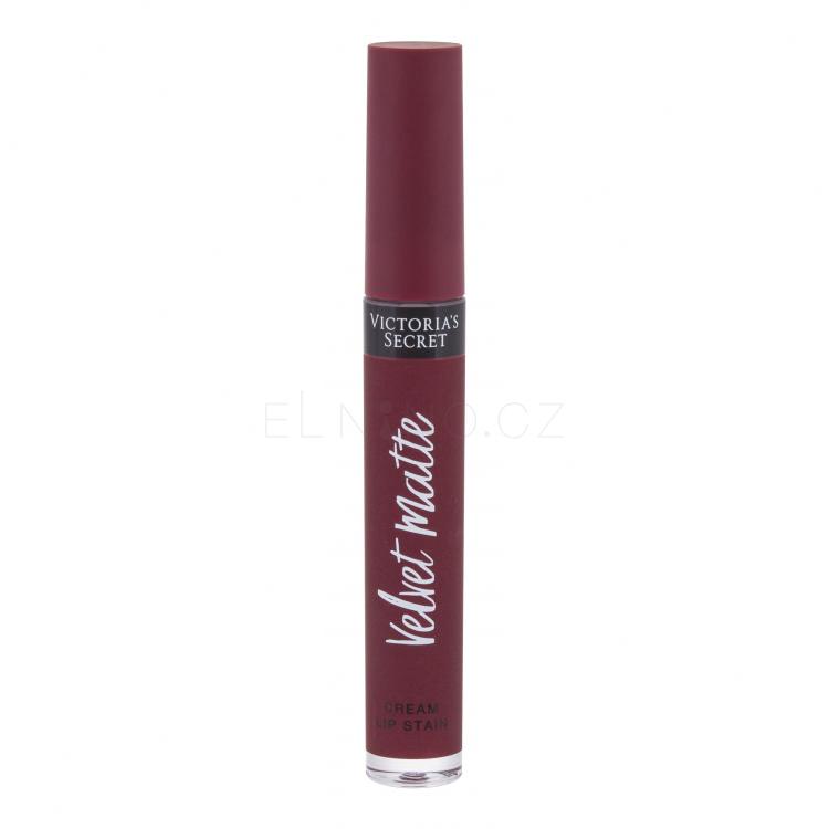 Victoria´s Secret Velvet Matte Cream Lip Stain Rtěnka pro ženy 3,1 g Odstín Drama