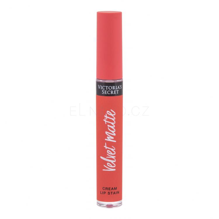 Victoria´s Secret Velvet Matte Cream Lip Stain Rtěnka pro ženy 3,1 g Odstín Tempting