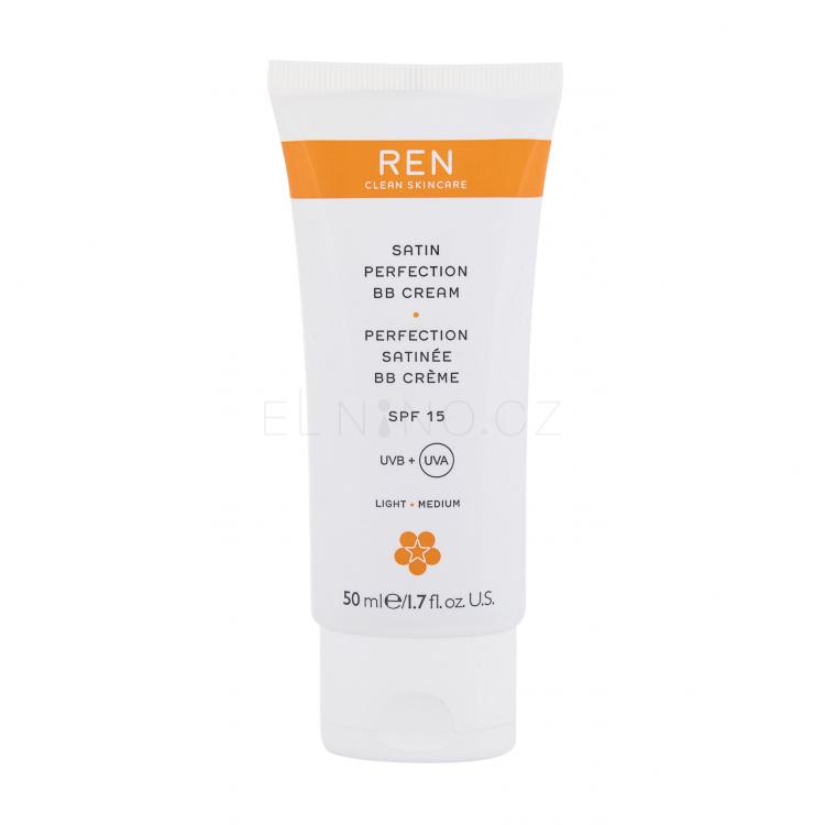 REN Clean Skincare Satin Perfection SPF15 BB krém pro ženy 50 ml Odstín Light/Medium tester