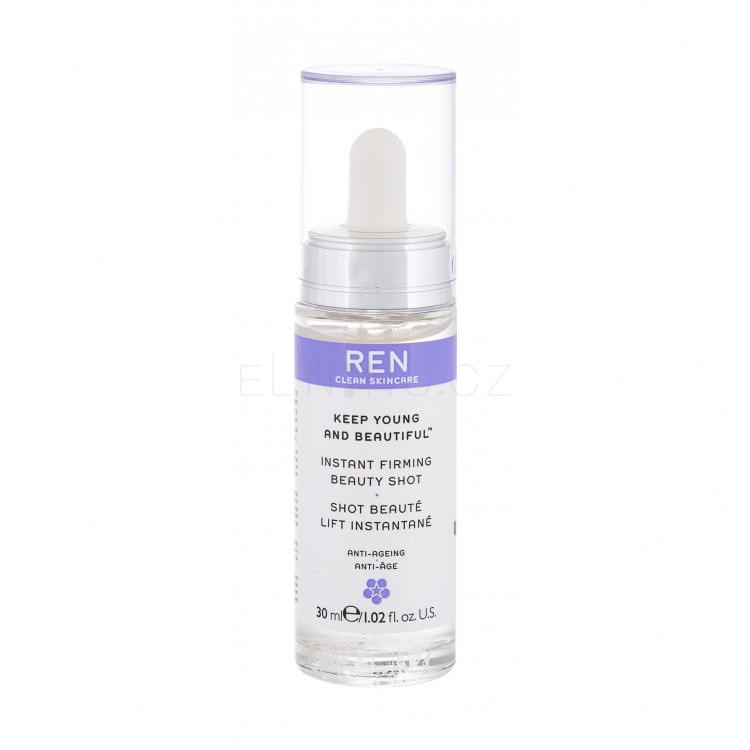REN Clean Skincare Keep Young And Beautiful Instant Firming Beauty Shot Pleťové sérum pro ženy 30 ml tester