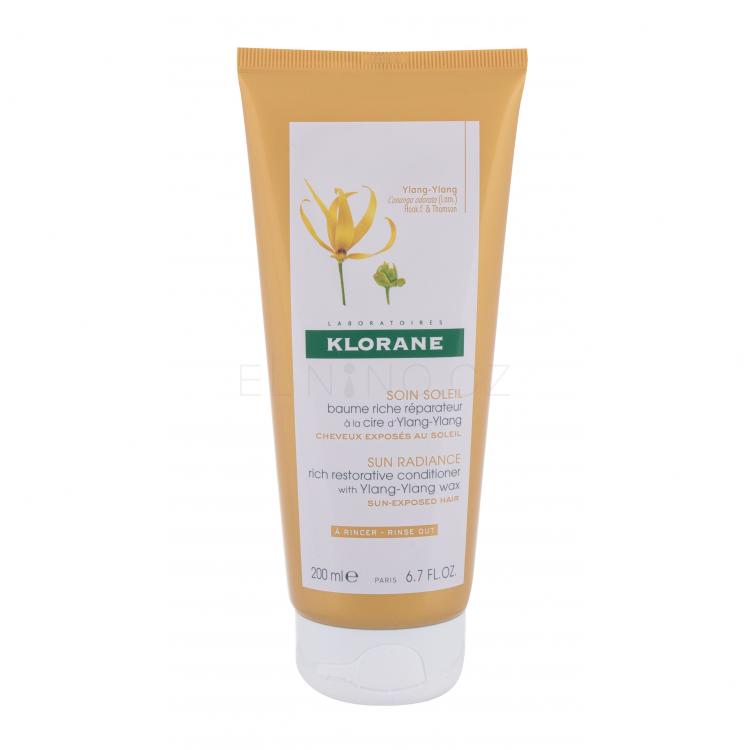 Klorane Ylang-Ylang Wax Sun Radiance Kondicionér pro ženy 200 ml