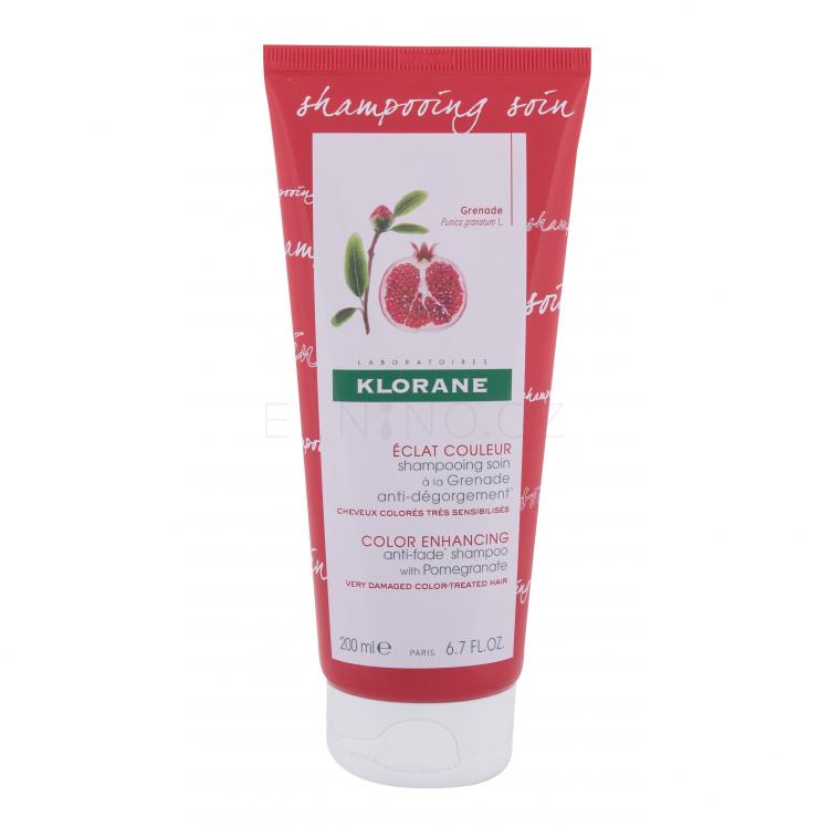 Klorane Pomegranate Color Enhancing Anti-Fade Šampon pro ženy 200 ml