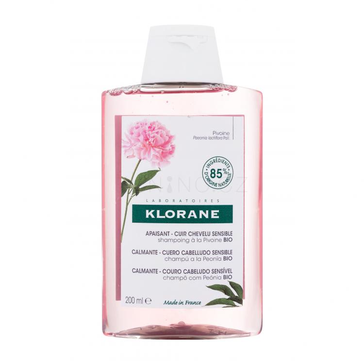 Klorane Organic Peony Soothing &amp; Anti-Irritating Šampon pro ženy 200 ml
