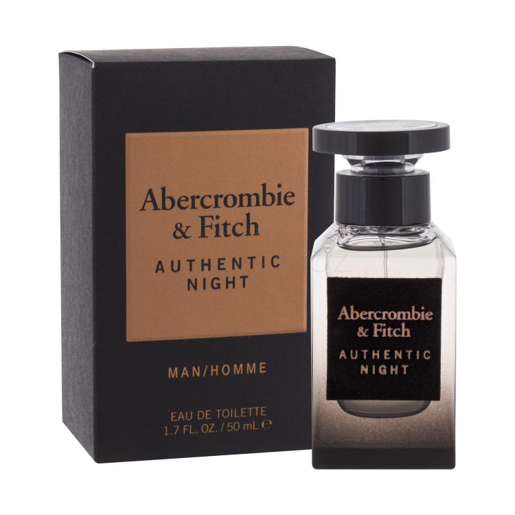 Abercrombie &amp; Fitch Authentic Night Toaletní voda pro muže 50 ml