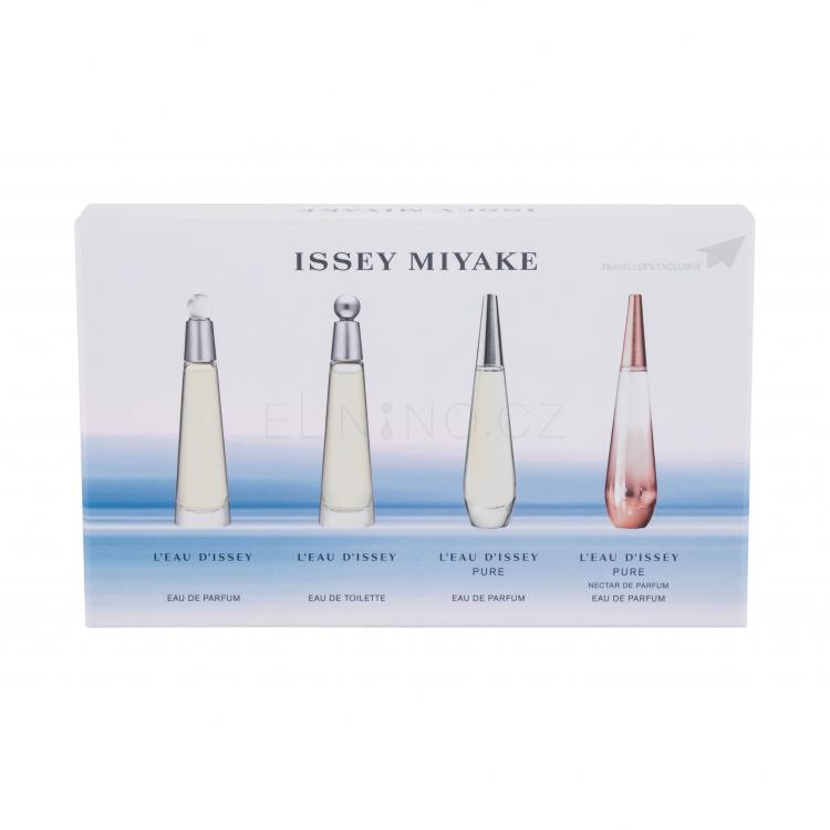 Issey Miyake L´Eau D´Issey Dárková kazeta toaletní voda L´Eau D´Issey 3,5 ml + parfémovaná voda L´Eau D´Issey Pure Nectar de Parfum 3,5 ml + parfémovaná voda L´Eau D´Issey Pure 3,5 ml + parfémovaná voda L´Eau D´Issey 3,5 ml