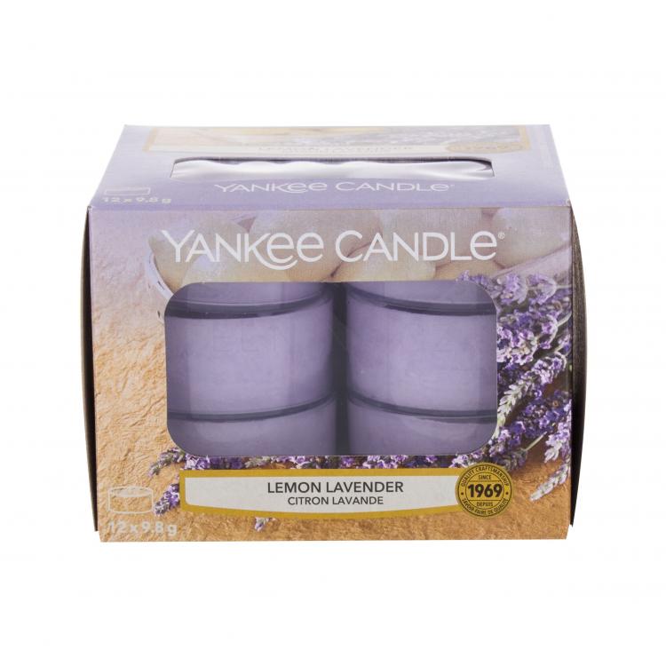 Yankee Candle Lemon Lavender Vonná svíčka 117,6 g