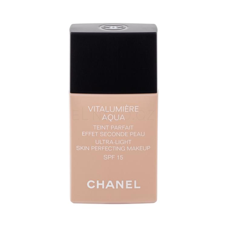 Chanel Vitalumière Aqua SPF15 Make-up pro ženy 30 ml Odstín 20 Beige poškozená krabička