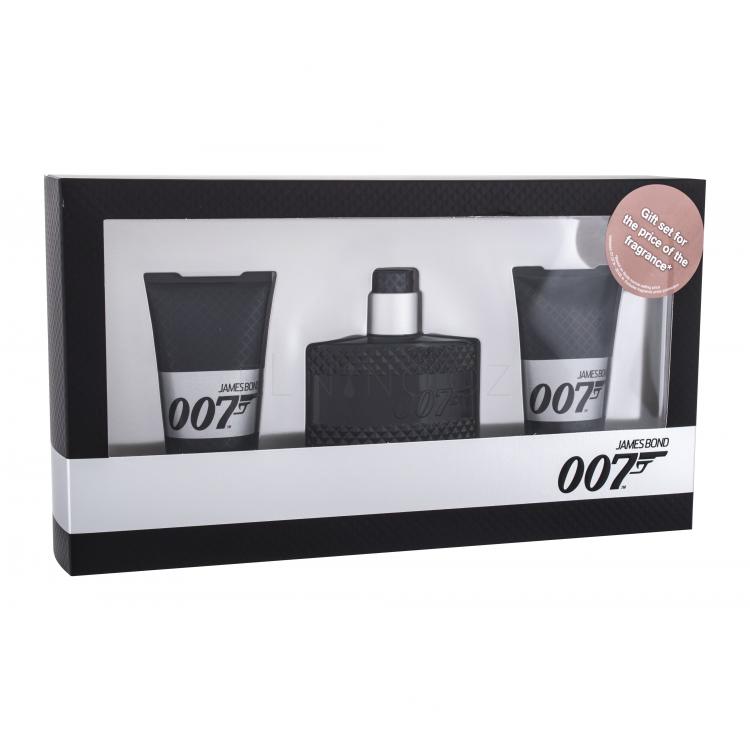 James Bond 007 James Bond 007 Dárková kazeta toaletní voda 50 ml +  sprchový gel 2x 50 ml poškozená krabička