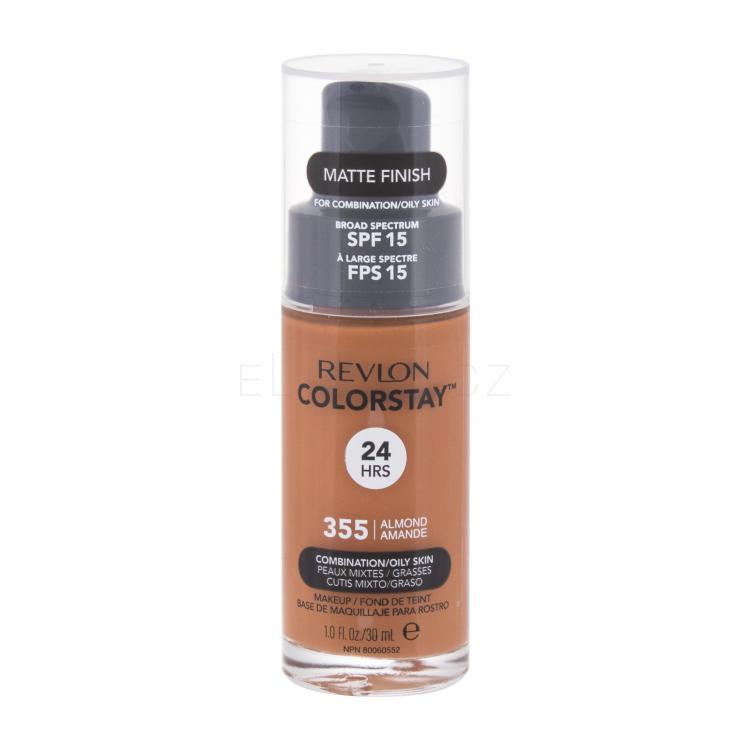 Revlon Colorstay Combination Oily Skin SPF15 Make-up pro ženy 30 ml Odstín 355 Almond