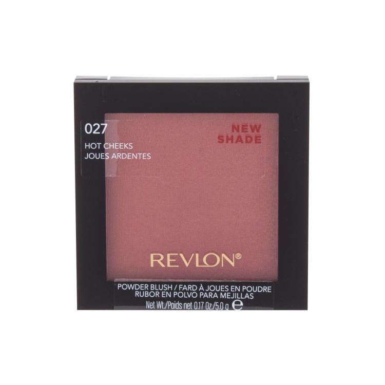 Revlon Powder Blush Tvářenka pro ženy 5 g Odstín 027 Hot Cheeks