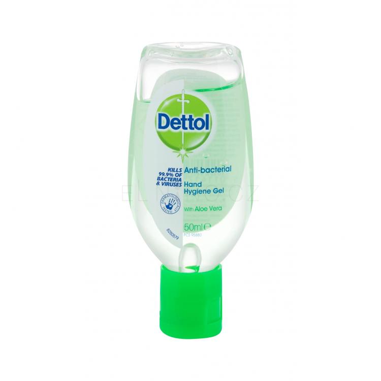 Dettol Antibacterial Hand Hygiene Gel Aloe Vera Antibakteriální přípravek 50 ml