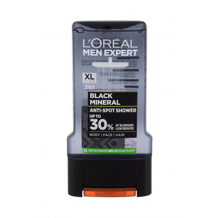 L&#039;Oréal Paris Men Expert Black Mineral Anti-Spot Sprchový gel pro muže 300 ml