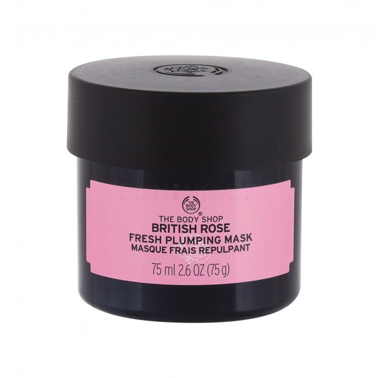 The Body Shop British Rose Fresh Plumping Pleťová maska pro ženy 75 ml
