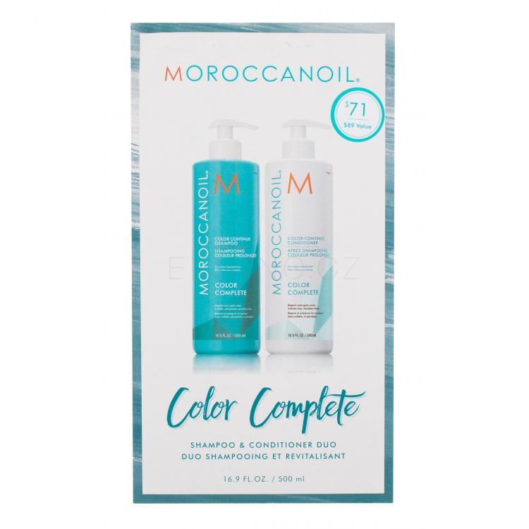 Moroccanoil Color Complete Dárková kazeta šampon Color Complete 500 ml + kondicionér Color Complete 500 ml