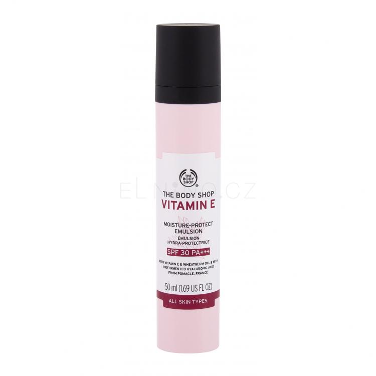 The Body Shop Vitamin E Moisture-Protect Emulsion SPF30 Pleťový gel pro ženy 50 ml