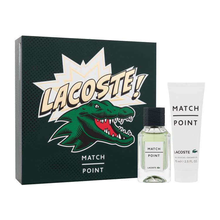 Lacoste Match Point Dárková kazeta toaletní voda 50 ml + sprchový gel 75 ml