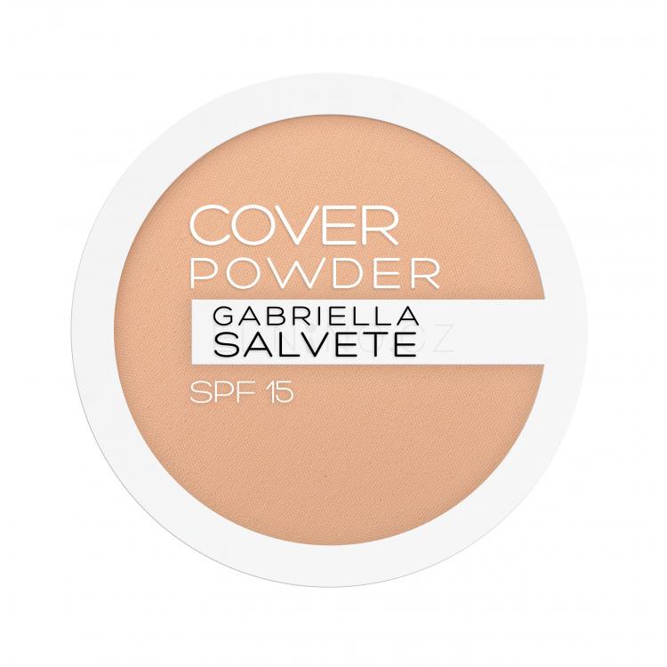Gabriella Salvete Cover Powder SPF15 Pudr pro ženy 9 g Odstín 02 Beige