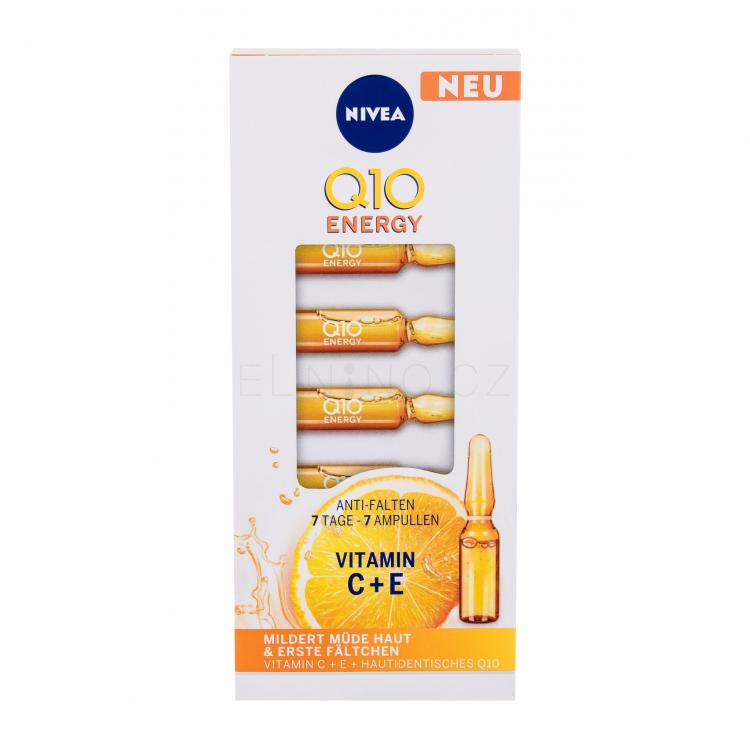 Nivea Q10 Energy Vitamin C + E Pleťové sérum pro ženy 7 ml