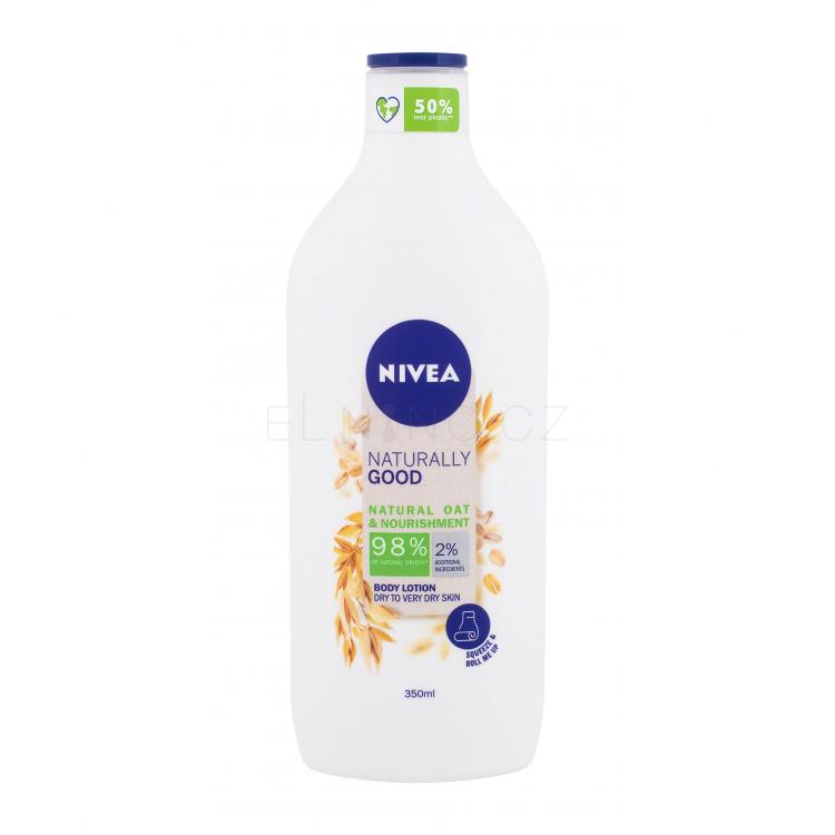 Nivea Naturally Good Natural Oat Tělové mléko pro ženy 350 ml