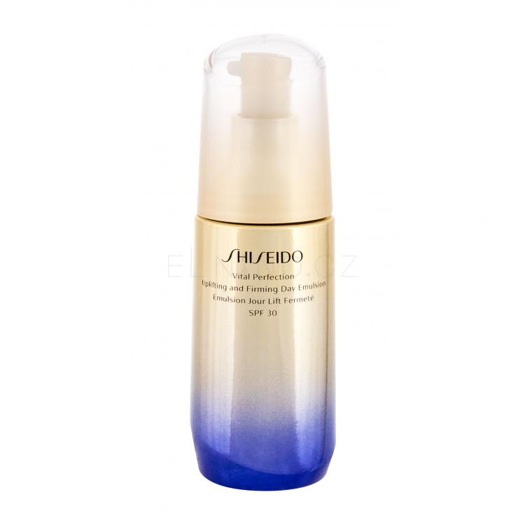 Shiseido Vital Perfection Uplifting And Firming Emulsion SPF30 Pleťové sérum pro ženy 75 ml tester