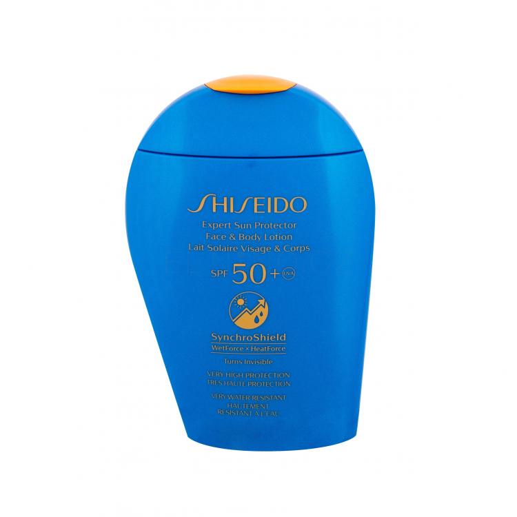Shiseido Expert Sun Face &amp; Body Lotion SPF50+ Opalovací přípravek na tělo pro ženy 150 ml tester