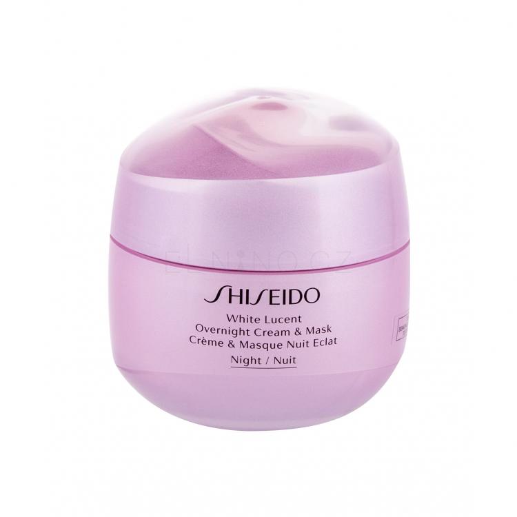 Shiseido White Lucent Overnight Cream &amp; Mask Noční pleťový krém pro ženy 75 ml tester
