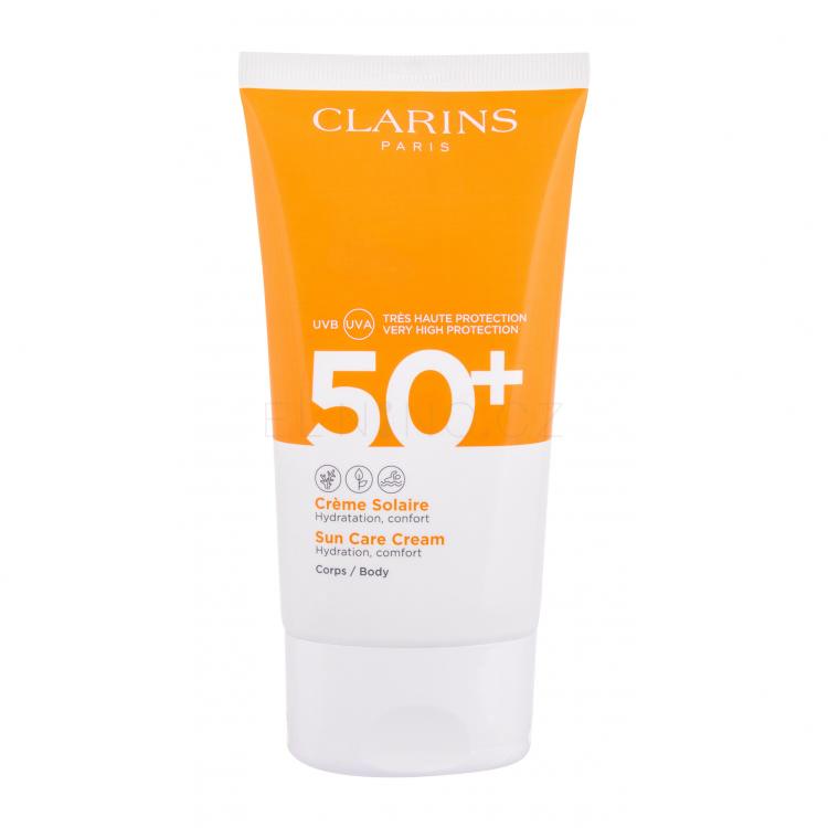 Clarins Sun Care Cream SPF50+ Opalovací přípravek na tělo pro ženy 150 ml tester