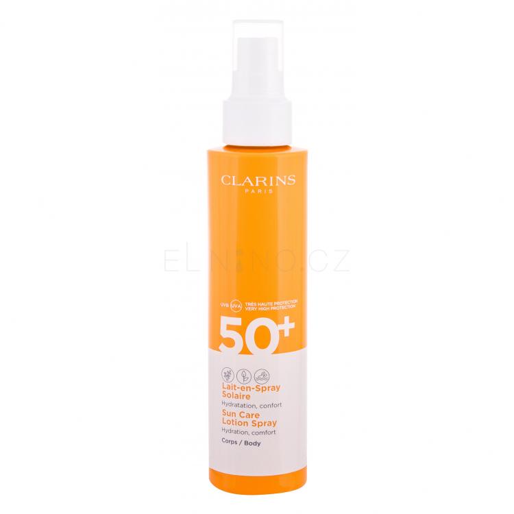 Clarins Sun Care Lotion Spray SPF50+ Opalovací přípravek na tělo 150 ml tester