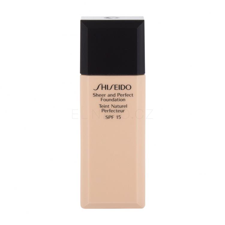 Shiseido Sheer and Perfect SPF15 Make-up pro ženy 30 ml Odstín B60 Natural Deep Beige