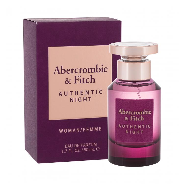 Abercrombie &amp; Fitch Authentic Night Parfémovaná voda pro ženy 50 ml