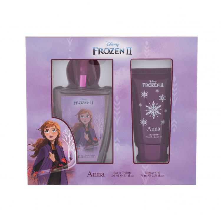 Disney Frozen II Anna Dárková kazeta toaletní voda 100 ml + sprchový gel 75 ml