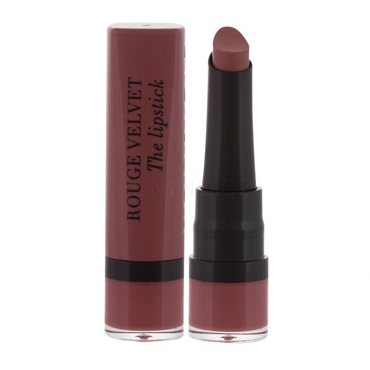 BOURJOIS Paris Rouge Velvet The Lipstick Rtěnka pro ženy 2,4 g Odstín 33 Rose Water
