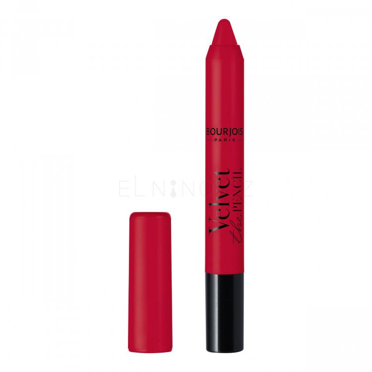 BOURJOIS Paris Velvet The Pencil Rtěnka pro ženy 3 g Odstín 15 Rouge Escarmin