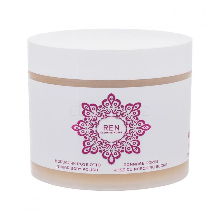 REN Clean Skincare Moroccan Rose Otto Sugar Body Polish Tělový peeling pro ženy 330 ml