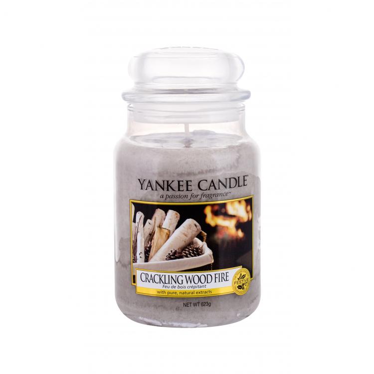 Yankee Candle Crackling Wood Fire Vonná svíčka 623 g