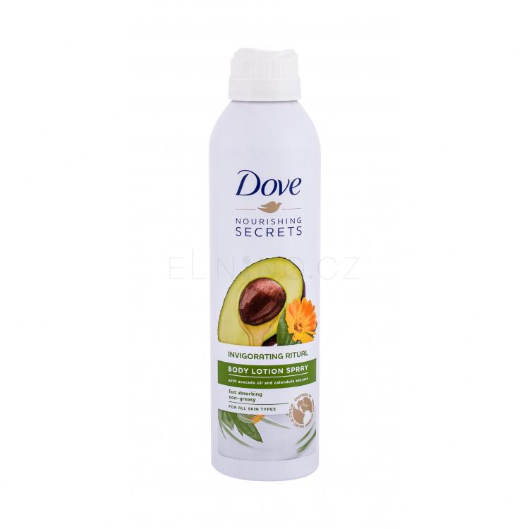Dove Nourishing Secrets Invigorating Ritual Spray Tělové mléko pro ženy 190 ml
