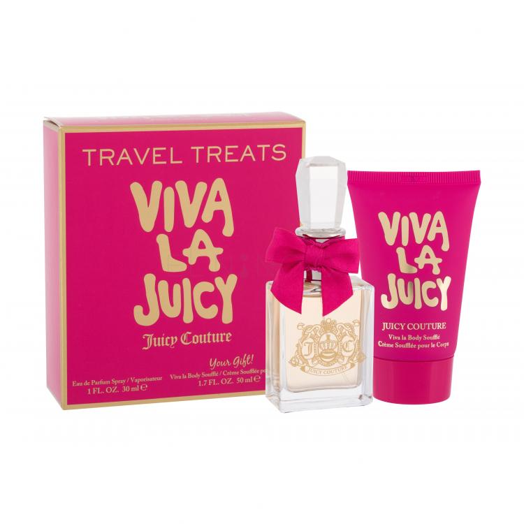 Juicy Couture Viva La Juicy Dárková kazeta parfémovaná voda 30 ml + tělové suflé 50 ml