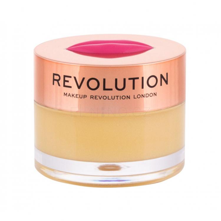 Makeup Revolution London Lip Mask Overnight Pineapple Crush Balzám na rty pro ženy 12 g