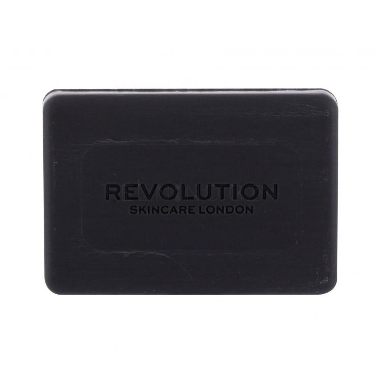 Revolution Skincare Charcoal Čisticí mýdlo pro ženy 100 g