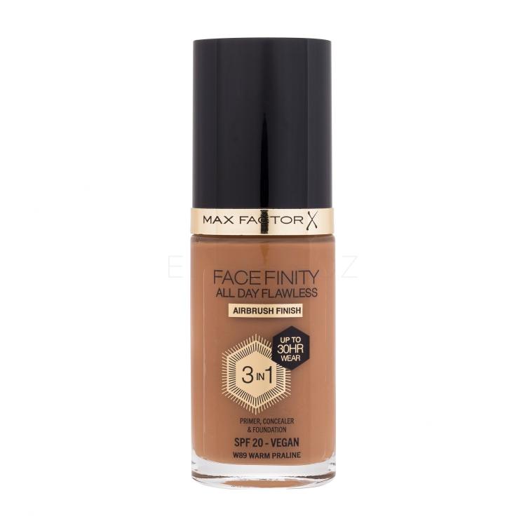 Max Factor Facefinity All Day Flawless SPF20 Make-up pro ženy 30 ml Odstín W89 Warm Praline