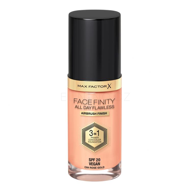 Max Factor Facefinity All Day Flawless SPF20 Make-up pro ženy 30 ml Odstín C64 Rose Gold