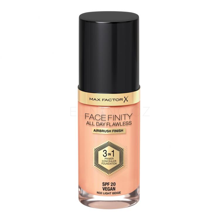 Max Factor Facefinity All Day Flawless SPF20 Make-up pro ženy 30 ml Odstín N32 Light Beige